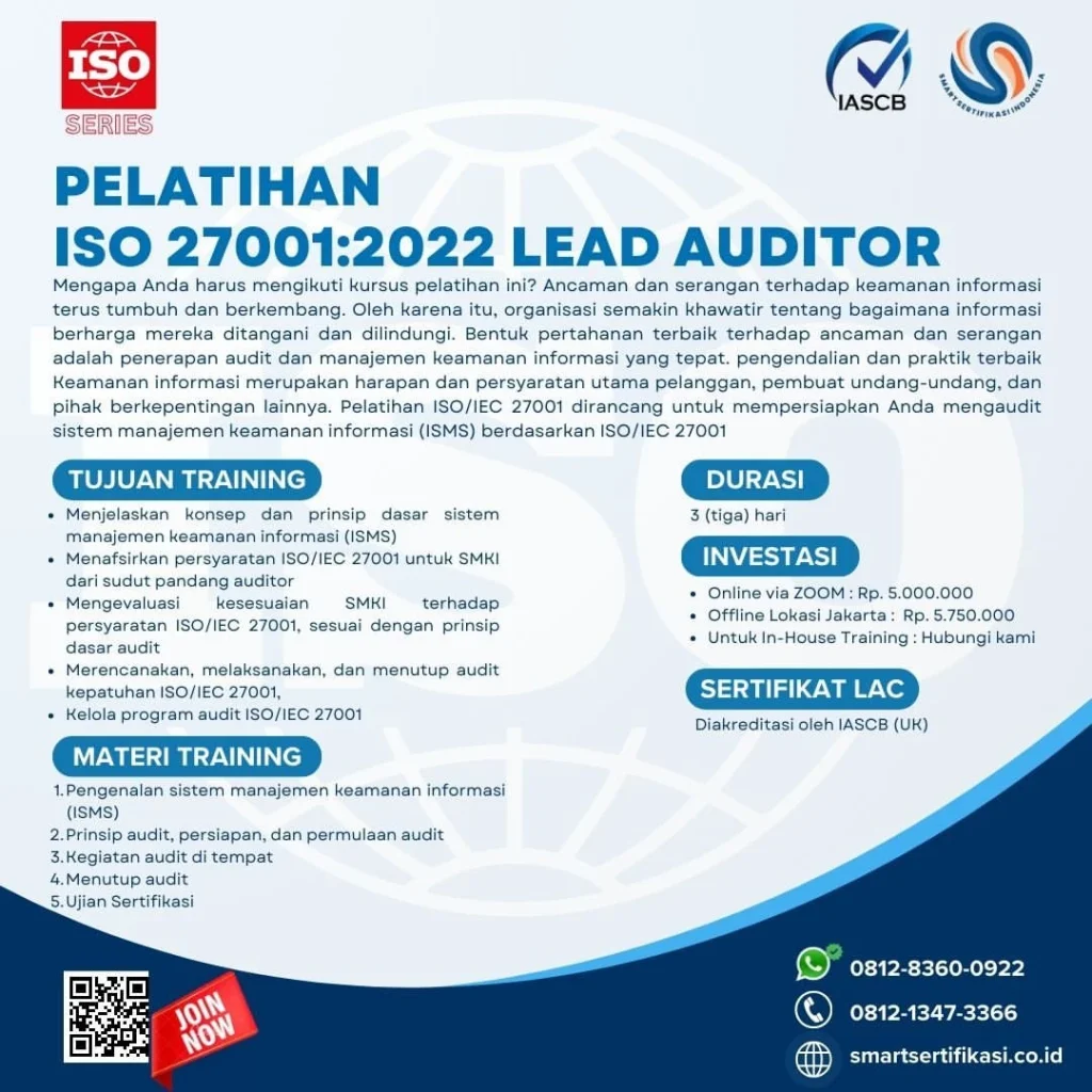 training iso 27001 lead auditor course