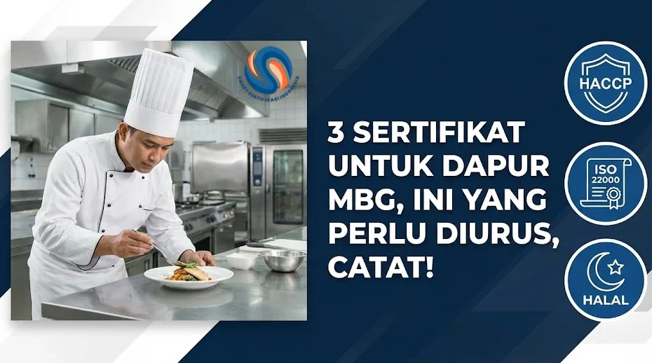 Sertifikat untuk Dapur MBG